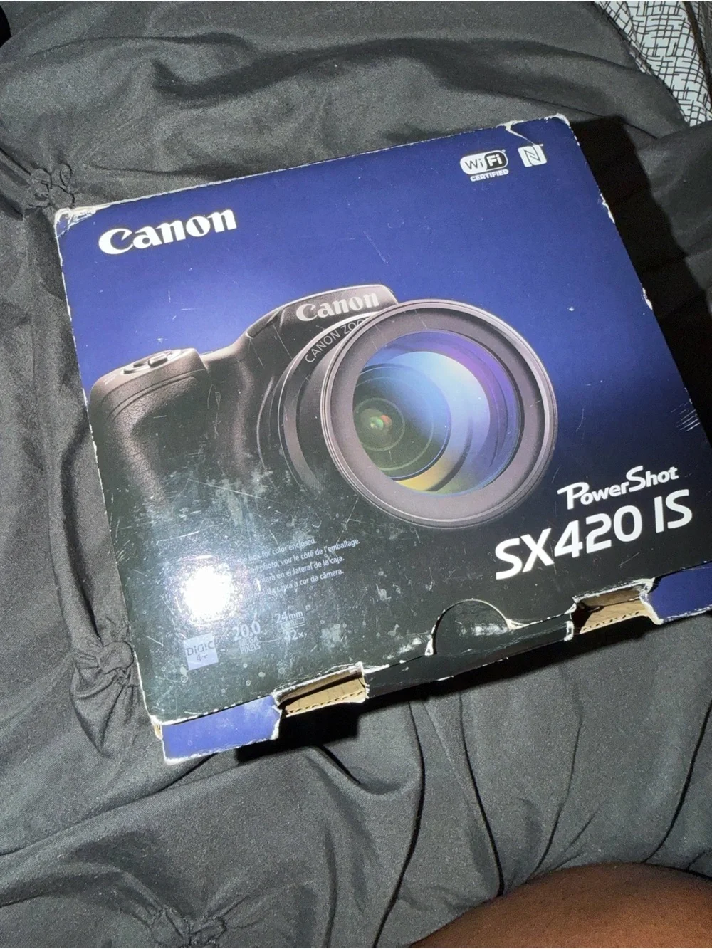 Canon PowerShot SX420 IS - Black and Blue Packaging